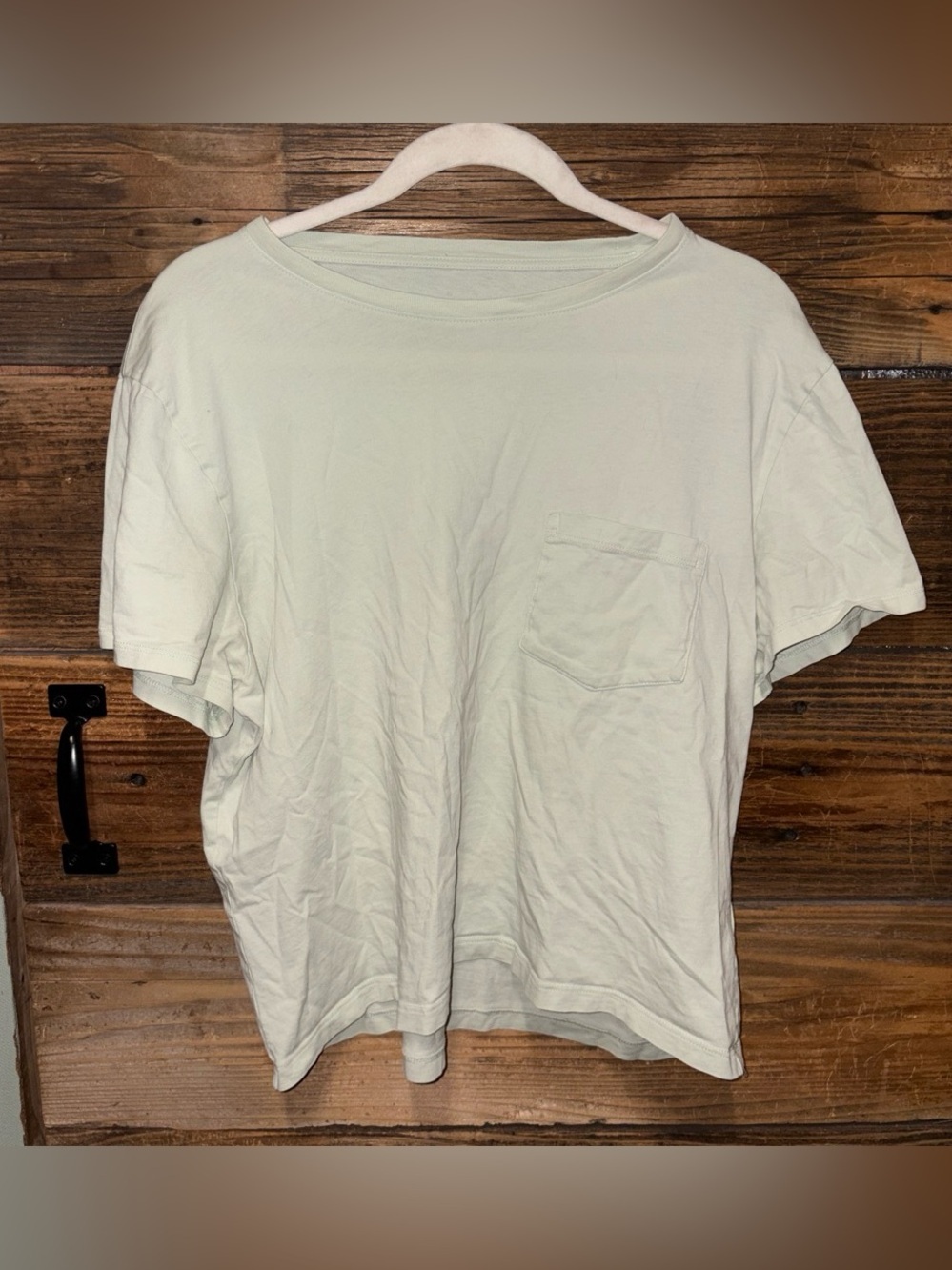 Everlane Pale Mint Logo Tee